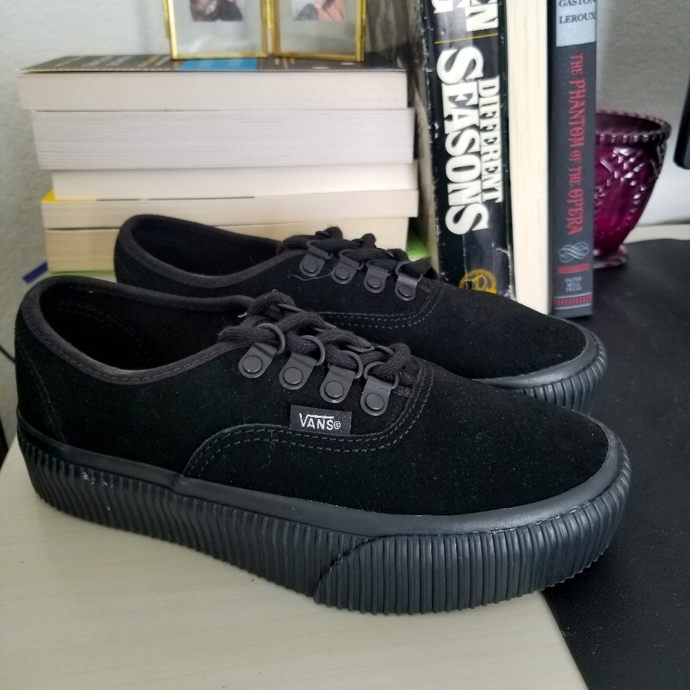 NWOT VANS black creeper platform